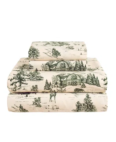 Levtex Home Holiday Soft Microfiber 3-piece Sheet Set, Twin In Multi