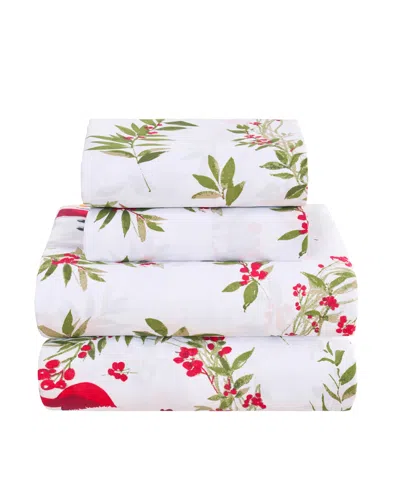 Levtex Home Holiday Soft Microfiber 3-piece Sheet Set, Twin In Multi