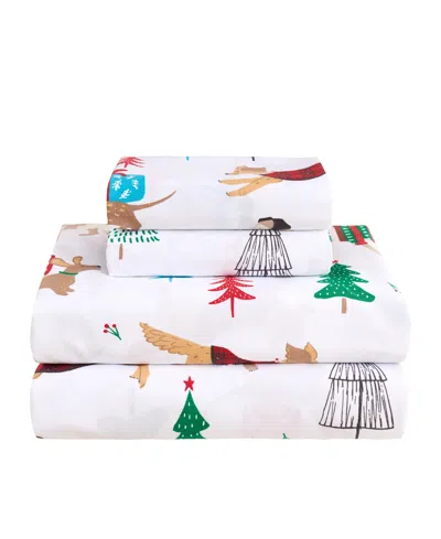 Levtex Home Holiday Soft Microfiber 4-piece Sheet Set, Full In Multi