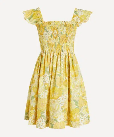 Liberty Women's Summers In The Sun Short Sun Dress In Yellow