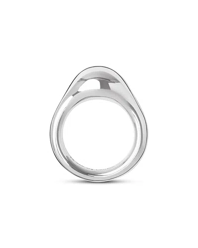 Lie Studio Chloe Sculptural Band Ring In Silver