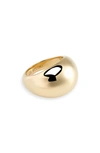 Lie Studio The Leah Ring In 18k Gold Plate Sterling Silver