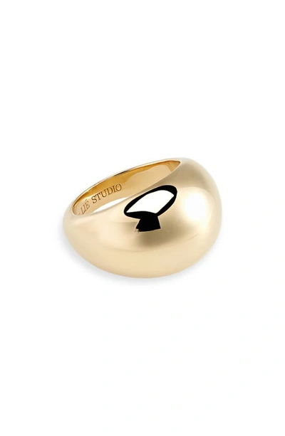 Lie Studio The Leah Ring In 18k Gold Plate Sterling Silver
