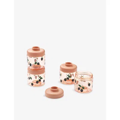 Liewood Berry / Pale Tuscany Dominique Plastic Set Of Four Food Boxes