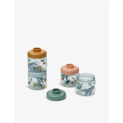 Liewood Sea Creature / Sandy Dominique Plastic Set Of Four Food Boxes