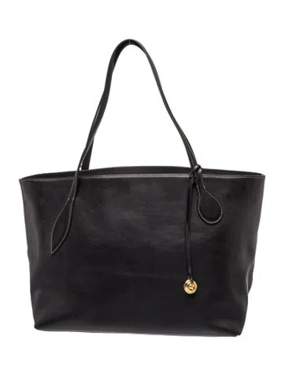 Pre-owned Liffner Leather Tote W/ Tags In Black