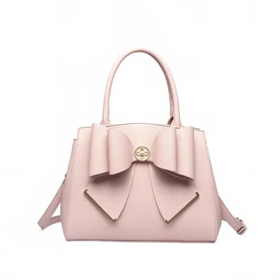 Like Dreams Women's Poppy Bowtie Top Handle Satchel Bag In Pink