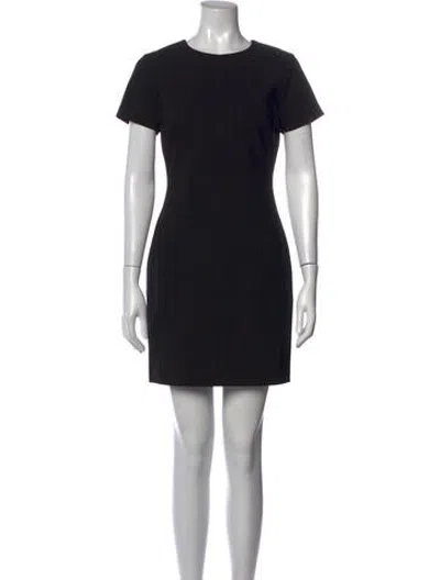 Pre-owned Likely Crew Neck Mini Dress In Black