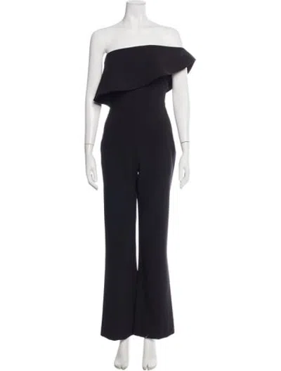 Pre-owned Likely Off-the-shoulder Jumpsuit In Black