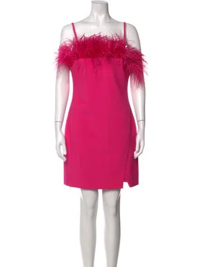 Pre-owned Likely Off-the-shoulder Mini Dress W/ Tags In Pink