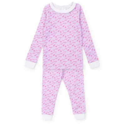 Lila And Hayes Ava Girls' Pajama Pant Set (baby, Toddler, Little Kid, Big Kid) In Pink