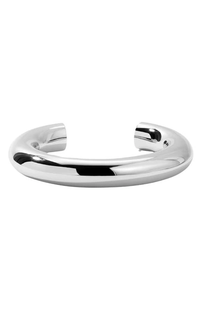 Lili Claspe Sloane Large Cuff Bracelet In Silver