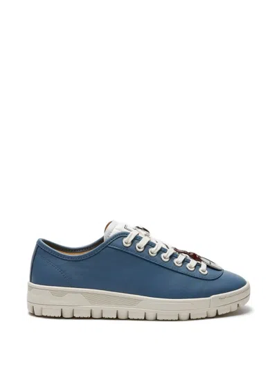Lili Curia June Lace Up Sneakers In Blue