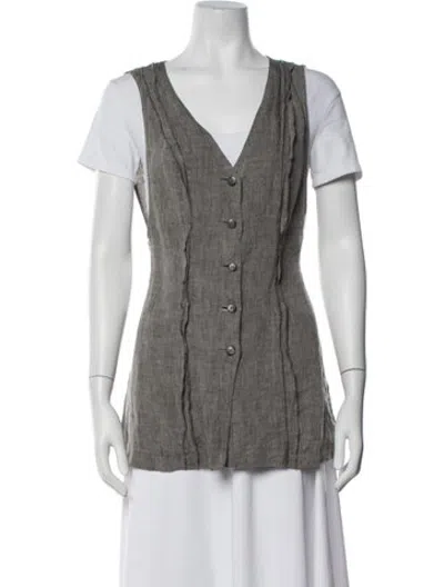 Pre-owned Lilith Vest In Grey
