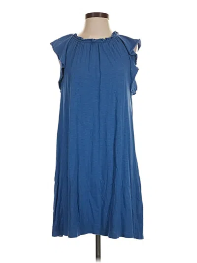 Pre-owned Lilla P Casual Dress In Blue