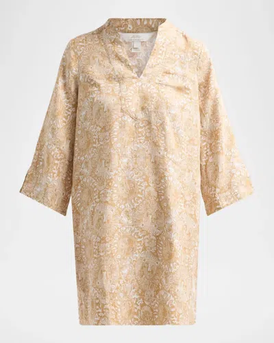 Lilly Pulitzer Annadetta Linen Tunic Dress In Neutral