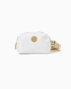 Lilly Pulitzer Jeanie Belt Bag In Resort White