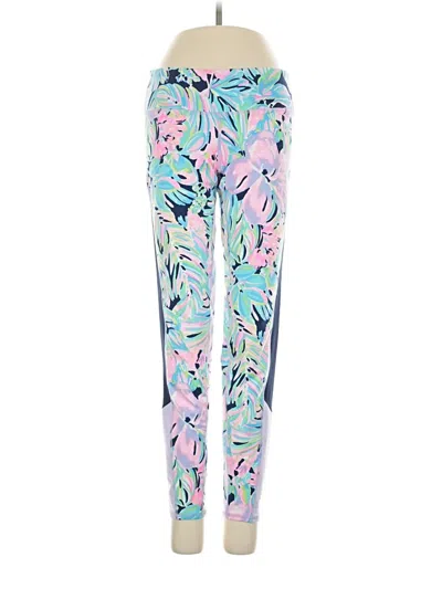 Pre-owned Lilly Pulitzer Luxletic Active Pants In Blue