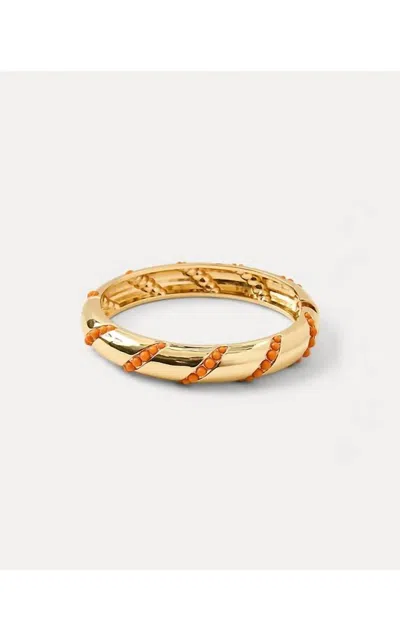 Lilly Pulitzer Women's Zesty Bracelet In Sunset Orange In Gold