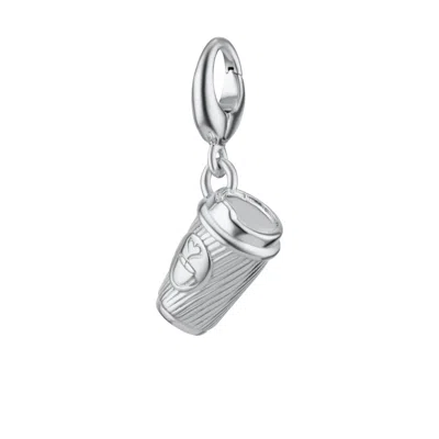 Lily Charmed Women's Sterling Silver Takeaway Coffee Cup Charm