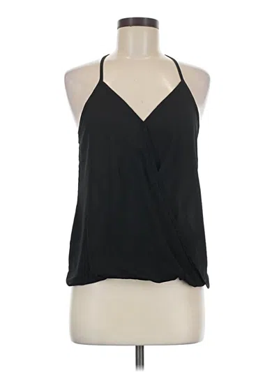 Pre-owned Lily White Sleeveless Blouse In Black