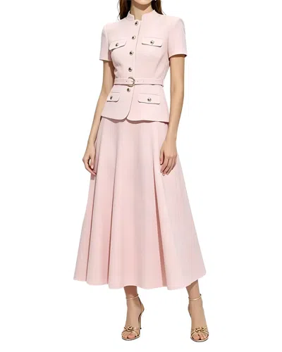 Linda Charm 2pc Top & Skirt Set In Pink