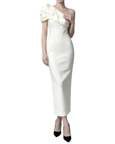 Linda Charm Sleeveless Mini Dress In White