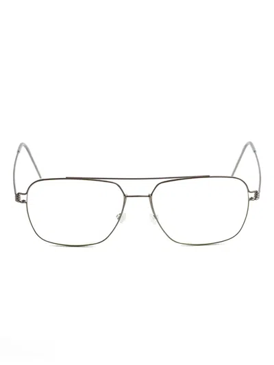 Lindberg Martin Browline Glasses In Brown