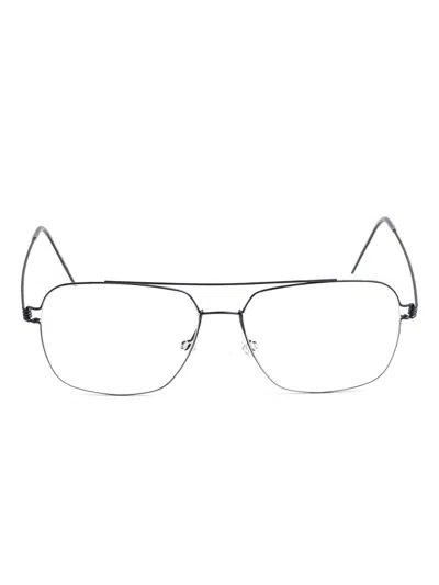 Lindberg Martin Browline Glasses In Brown