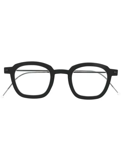Lindberg Thick Square-frame Glasses In Black