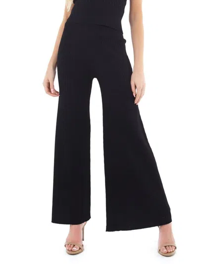Line And Dot Lynn Sweater Pants In Black