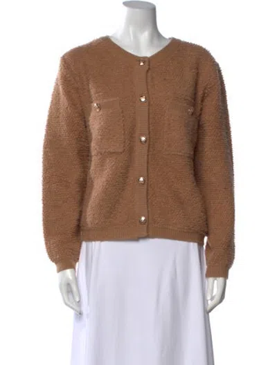 Pre-owned Line & Dot Scoop Neck Sweater In Neutrals