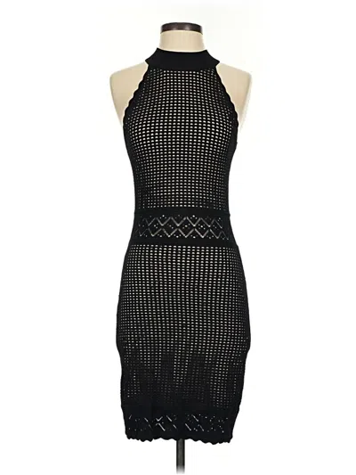Pre-owned Line Cocktail Dress In Black