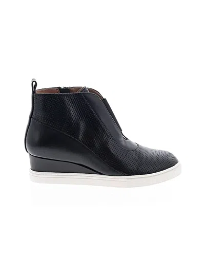 Pre-owned Linea Paolo Ankle Boots In Black