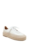 Linea Paolo Selma Platform Sneaker In Eggshell