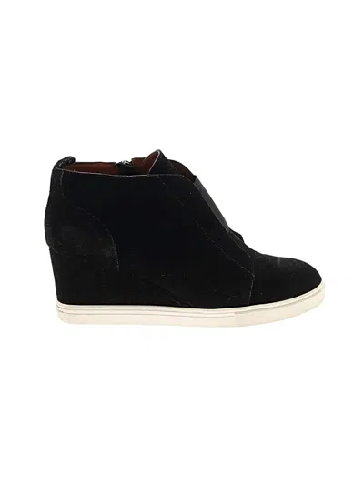 Pre-owned Linea Paolo Wedges In Black
