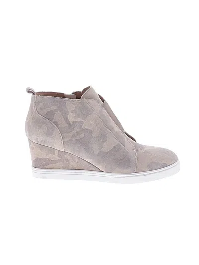 Pre-owned Linea Paolo Wedges In Gray