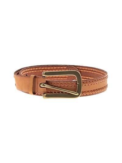 Pre-owned Linea Pelle Leather Belt In Brown