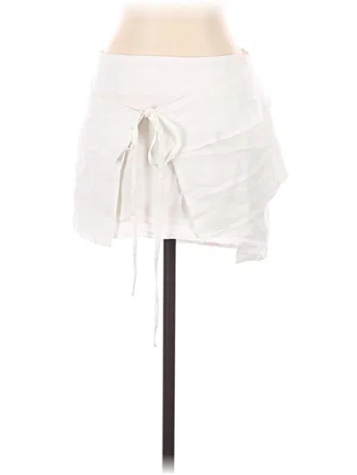 Pre-owned Lioness Casual Skirt In White