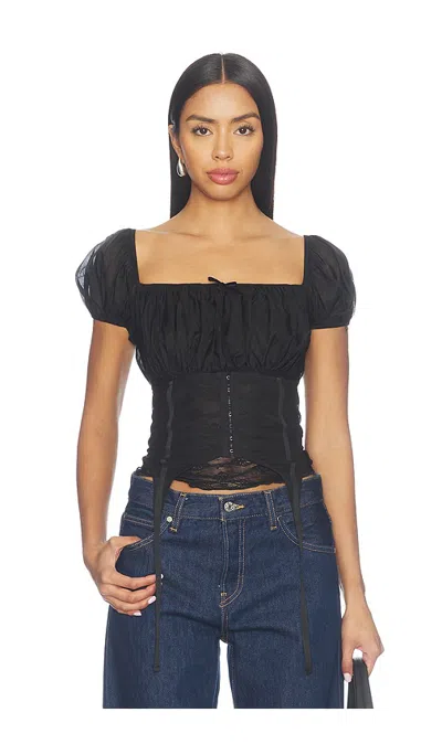 Lioness Love Letters Corset Top In Multi