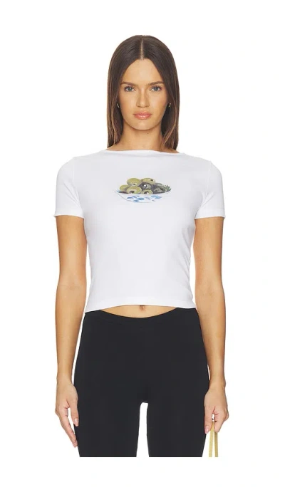 Lisa Says Gah Alex Tee Shirt In Olive Bowl