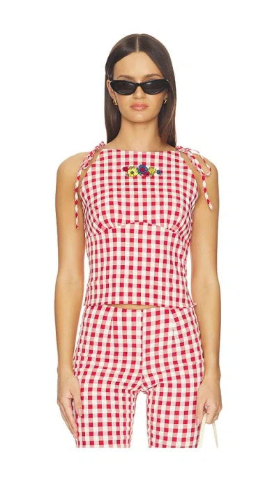 Lisa Says Gah Lucy Top In Cherry