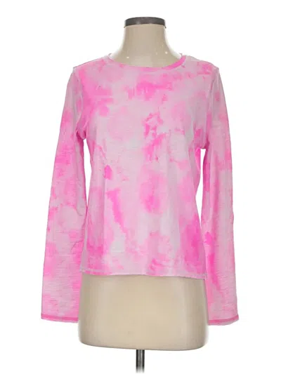 Pre-owned Lisa Todd Long Sleeve T-shirt In Pink