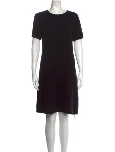 Pre-owned Lisa Yang Cashmere Knee-length Dress In Black