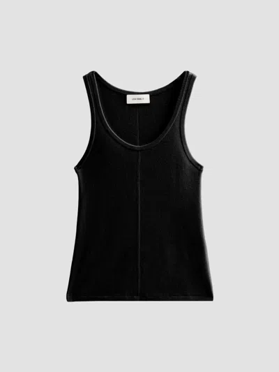 Lisa Yang Women's Meng Rib-knit Cotton-cashmere Tank In Black