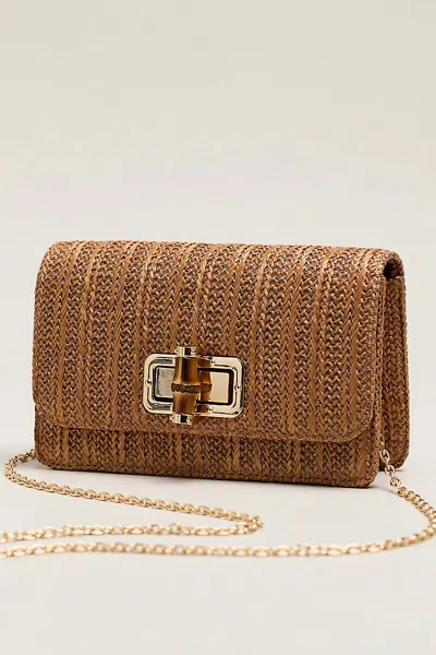Lisi Lerch Lilly Raffia Clutch In Multi