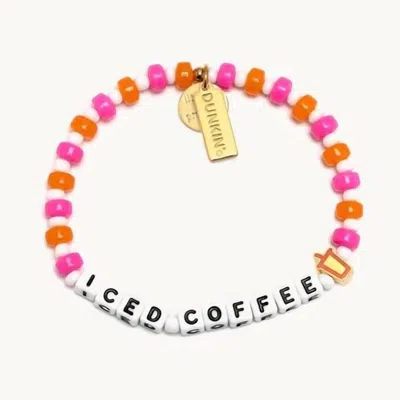 Little Words Project Iced Coffee Bracelet In White