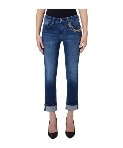 Liu •jo Belt Loop Jeans In Blue