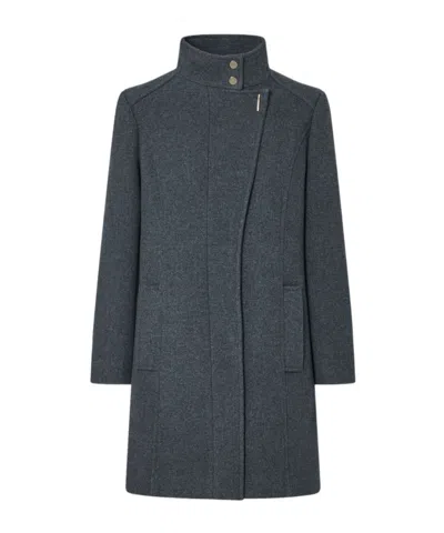 Liu •jo Liu Jo High-neck Midi Coat In Black
