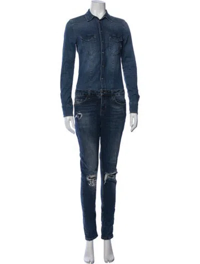 Pre-owned Liu •jo Jumpsuit In Blue